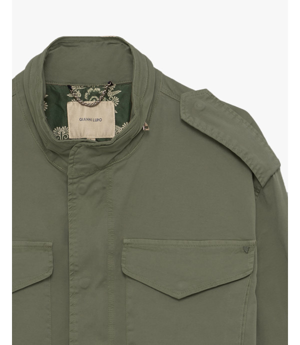 Field jacket in cotone