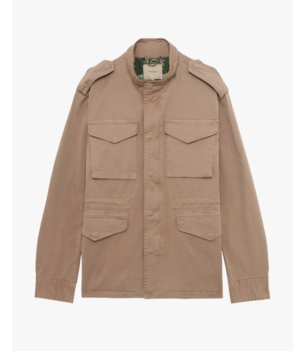 Field jacket in cotone