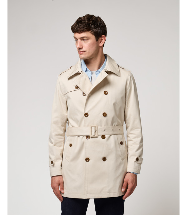 Trench doppopetto corto