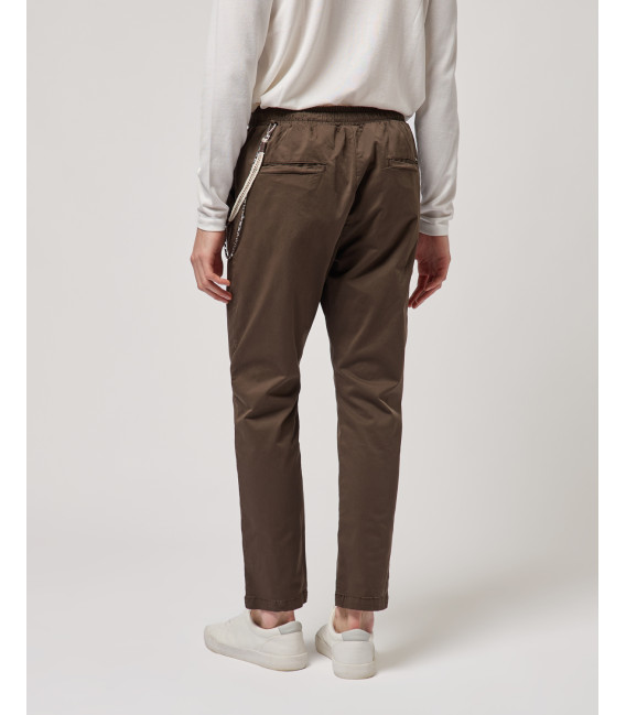 LEONARD cotton drawstring troursers