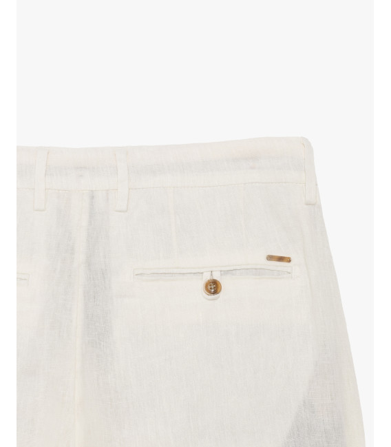 Pantalone in lino con laccio