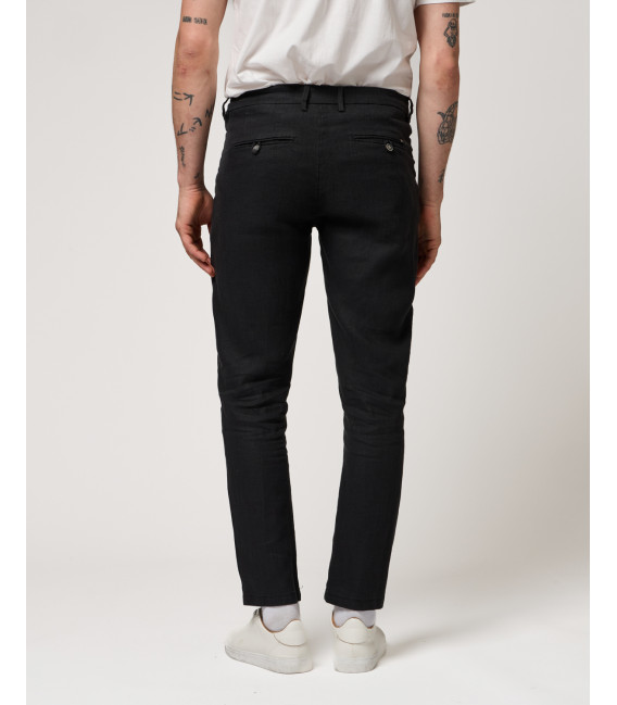 Pantalone in lino con laccio