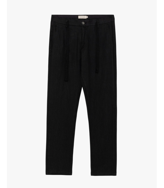 Pantalone in lino con laccio