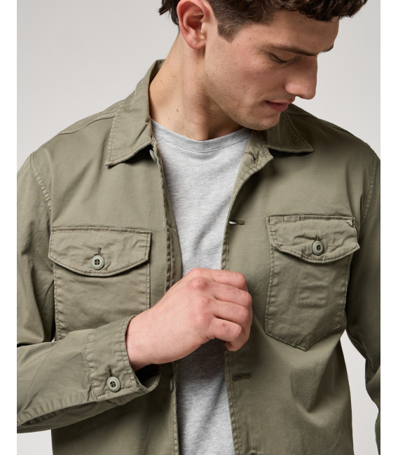Overshirt in cotone