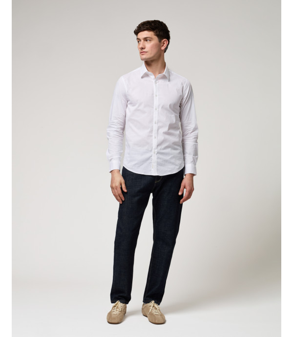 Stretch cotton shirt