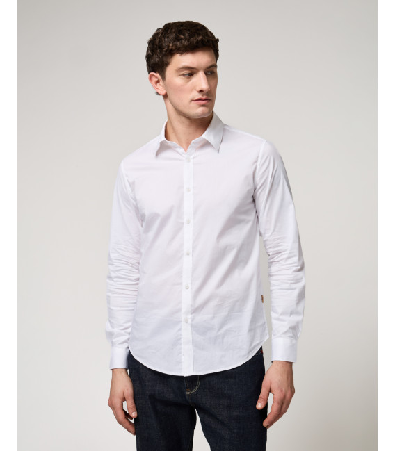 Stretch cotton shirt