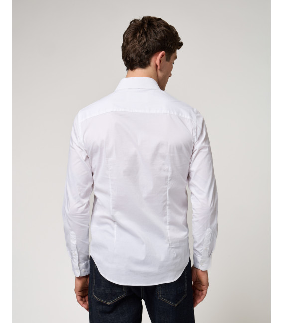 Stretch cotton shirt