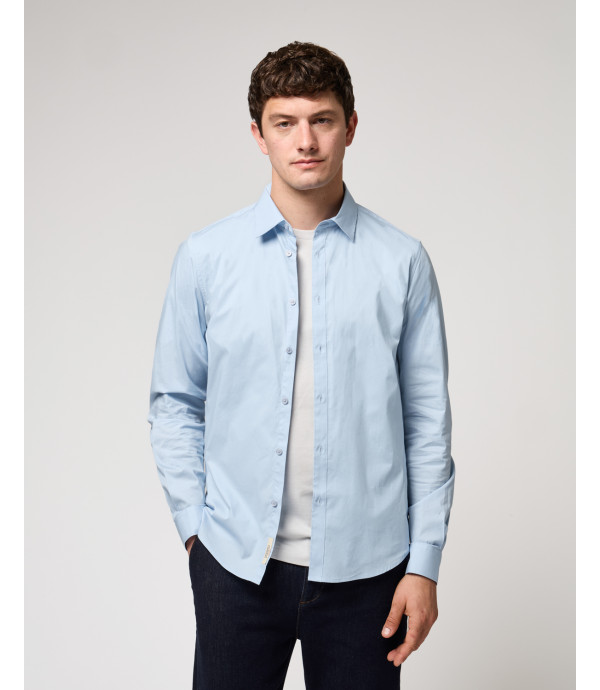 Stretch cotton shirt