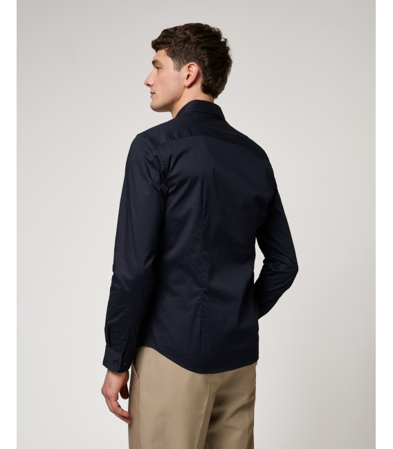 Stretch cotton shirt