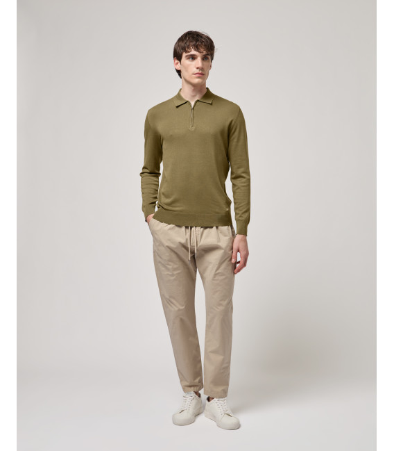 Pantaloni con coulisse carrot fit