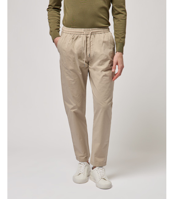 Pantaloni con coulisse carrot fit