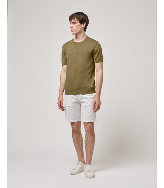 Muscle fit knitted t-shirt