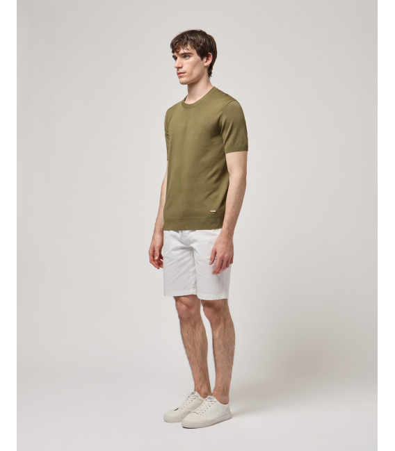 Muscle fit knitted t-shirt