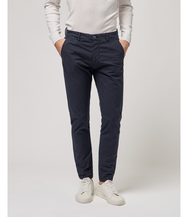 Cotton slim fit chinos