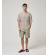 Striped T-shirt with chest pocket