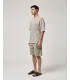 Striped T-shirt with chest pocket