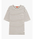 Striped T-shirt with chest pocket