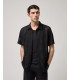 Crochet short-sleeve shirt