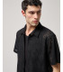 Crochet short-sleeve shirt