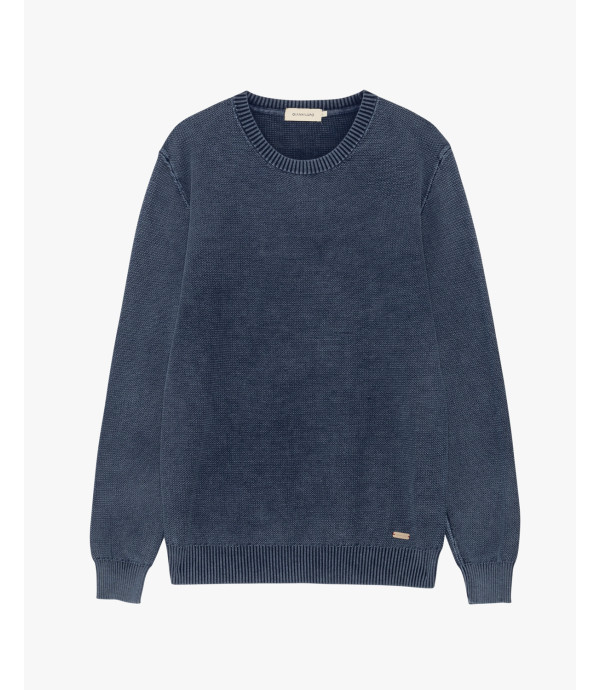 Maglia in cotone effetto used