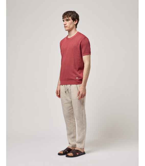 T-shirt in maglia a manica corta