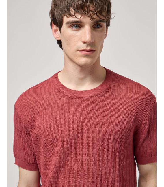T-shirt in maglia a manica corta