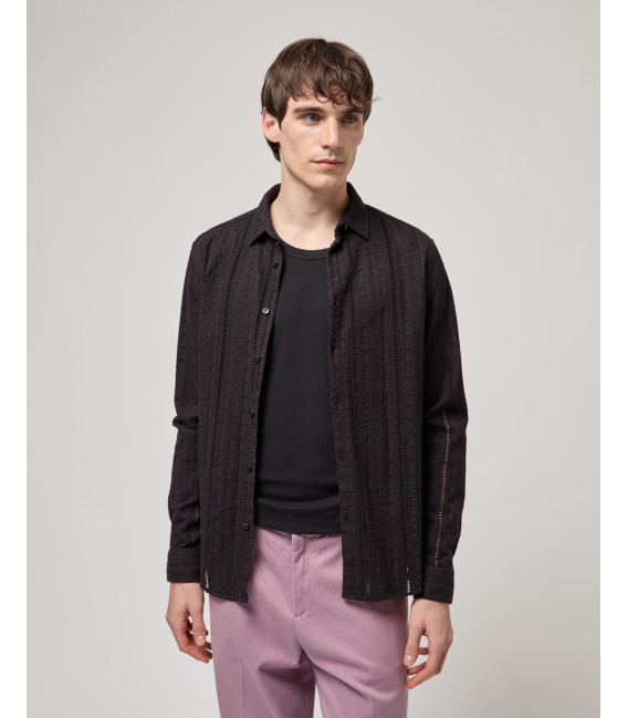 Camicia in tessuto San Gallo