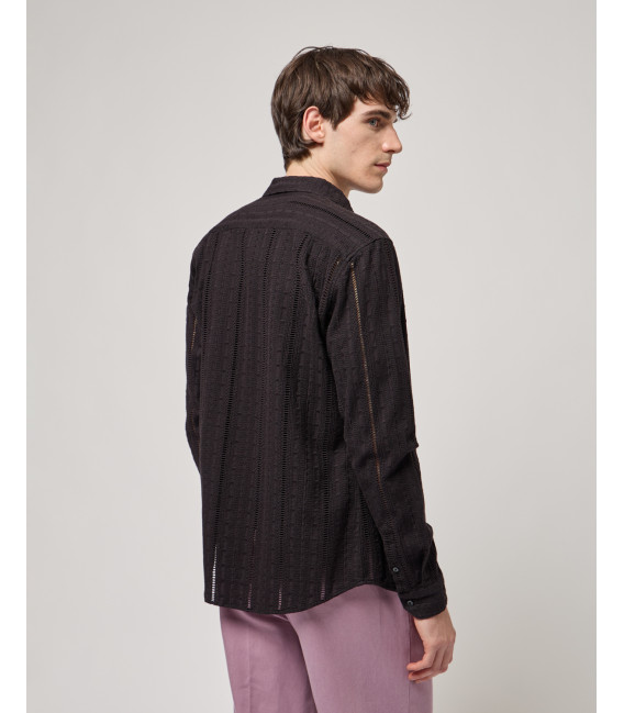 Camicia in tessuto San Gallo