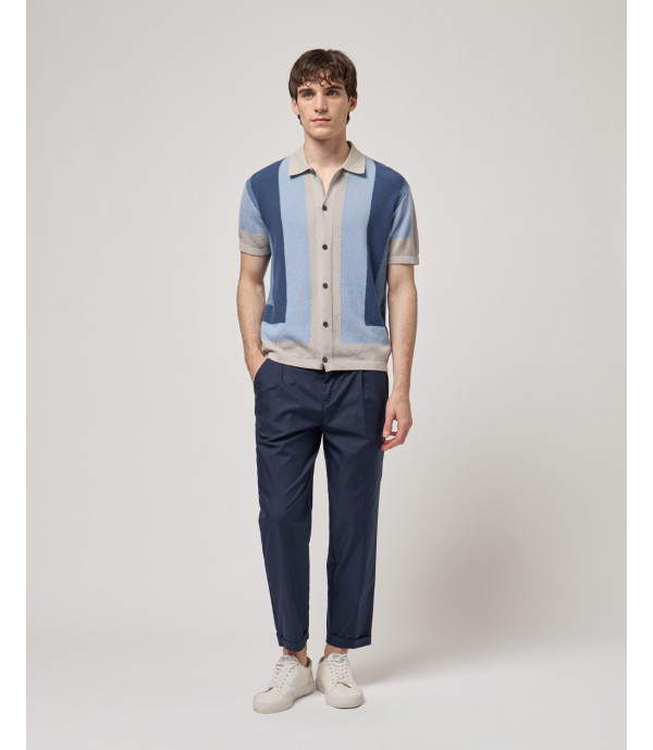 Camicia in maglia a manica corta