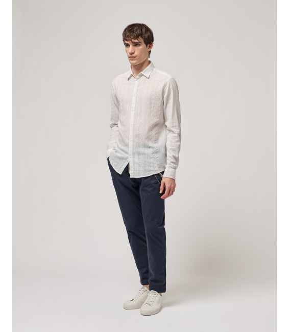 Camicia in tessuto San Gallo