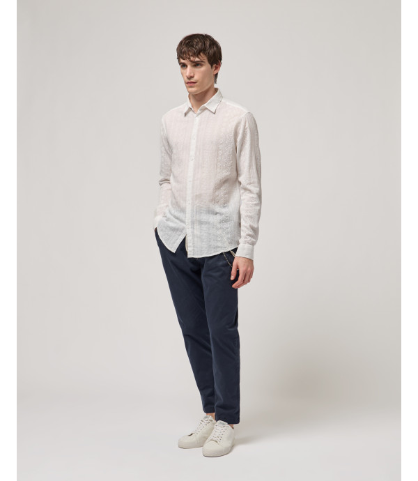 Camicia in tessuto San Gallo