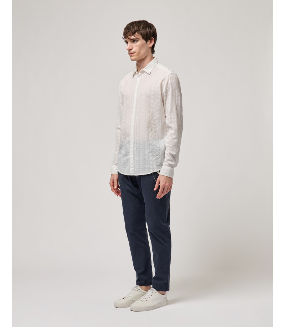 Camicia in tessuto San Gallo