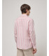 Camicia a righe in lino