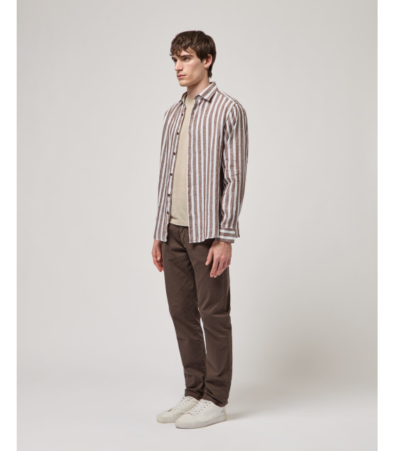 Striped linen shirt