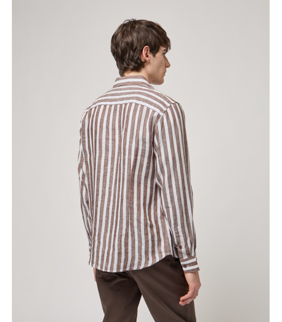 Striped linen shirt
