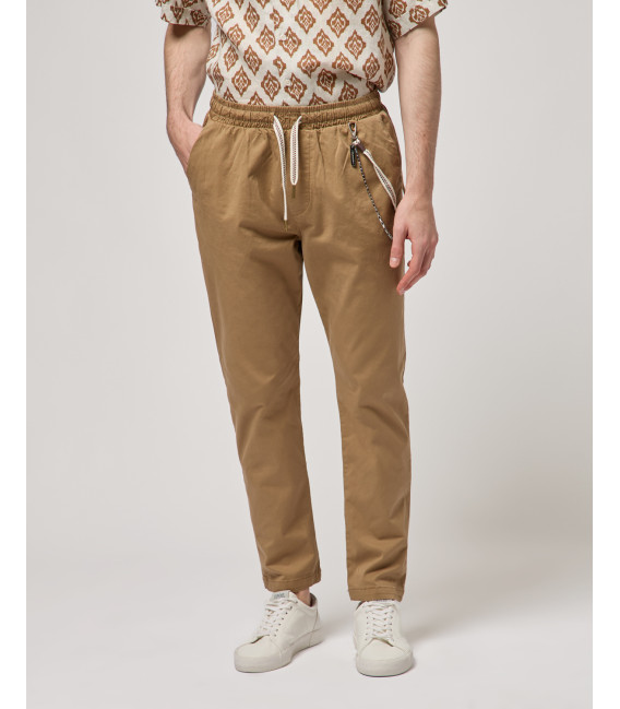 Pantaloni LEONARD con coulisse in cotone
