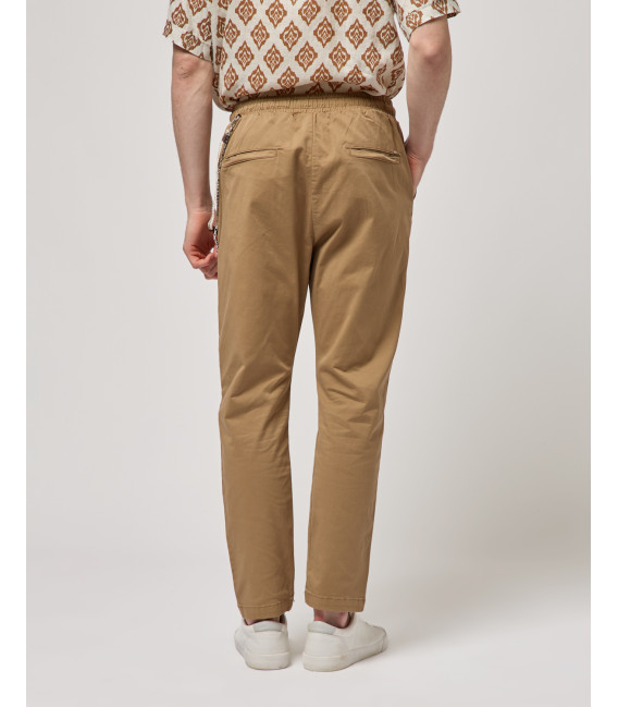 Pantaloni LEONARD con coulisse in cotone
