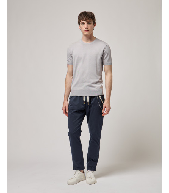 T-shirt in maglia muscle fit