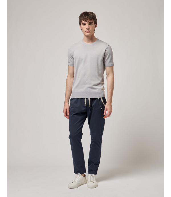 T-shirt in maglia muscle fit