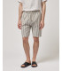 Striped bermuda shorts