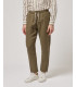 Pantaloni in lino con coulisse slim fit