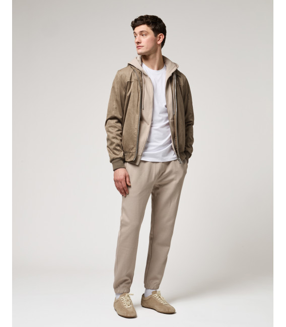 Bomber effetto camoscio