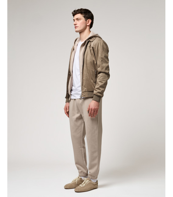 Bomber effetto camoscio