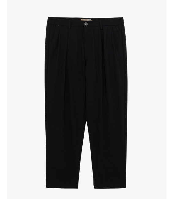 Pantaloni relaxed fit con pinces