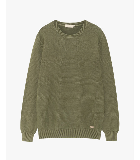 Maglia in cotone effetto used