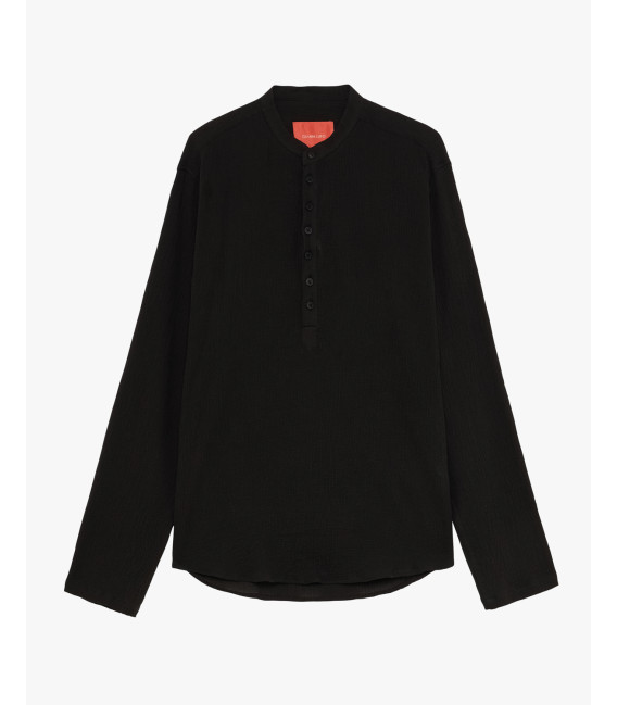 Camicia con collo alla coreana