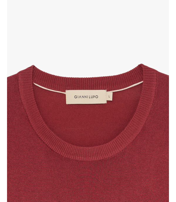 Muscle fit knitted t-shirt