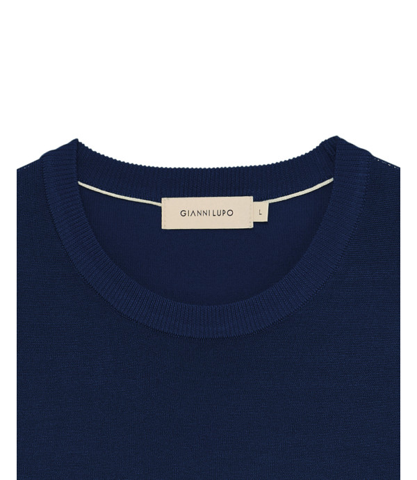 Muscle fit knitted t-shirt