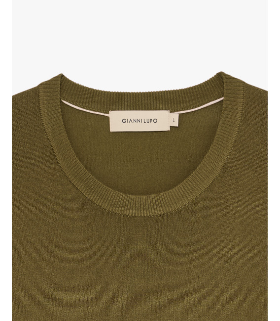 Muscle fit knitted t-shirt