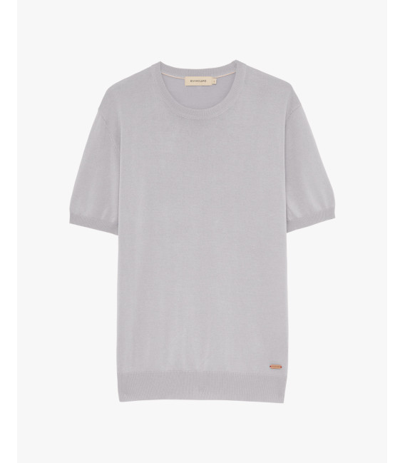 T-shirt in maglia muscle fit